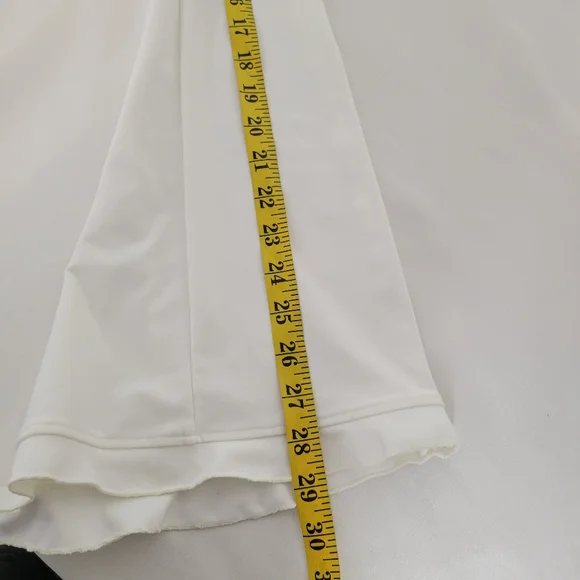 Nike dri fit white mini spaghetti straps fitted summer dress sz Xl 16/18 - Picture 8 of 11